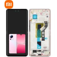 [t3347] TOUCH SCREEN DISPLAY PER XIAOMI 13 LITE 5G CON FRAME ROSA SERVICE PACK