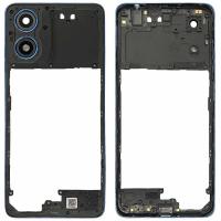 [h264] FRAME B + VETRO FOTOCAMERA + TASTI PER MOTOROLA MOTO G04 XT2421-3 BLU