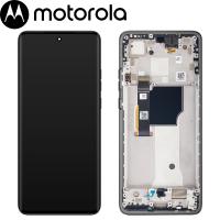 [h281] TOUCH SCREEN DISPLAY PER MOTOROLA MOTO EDGE 40 NEO XT2307 CON FRAME NERO SERVICE PACK