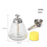 [y2681] 18C glass alcohol bottles 180ML