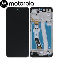 [h284] TOUCH SCREEN DISPLAY PER MOTOROLA MOTO G14 XT2341 CON FRAME NERO SERVICE PACK