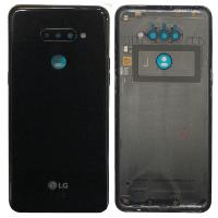 [d327] BACK COVER + VETRO FOTOCAMERA PER LG K50S LM-X540EMW NERO