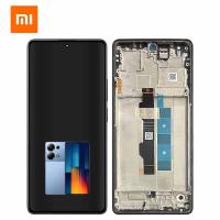 [t3466] TOUCH SCREEN DISPLAY PER XIAOMI REDMI NOTE 13 PRO 4G / POCO M6 PRO 4G CON FRAME BLUSERVICE PACK
