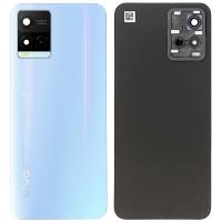 [y2853] BACK COVER + VETRO FOTOCAMERA PER VIVO Y21 (V2111) BIANCO