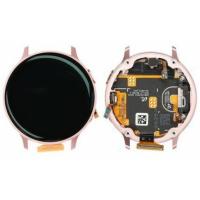 [b10227] TOUCH SCREEN DISPLAY PER SAMSUNG GALAXY WATCH ACTIVE 2 44mm R820/R825 CON FRAME ROSA SERVICE PACK