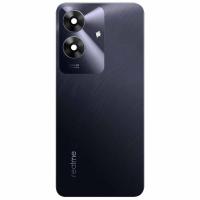 [y2937] BACK COVER + VETRO FOTOCAMERA PER REALME C61 RMX3930 NERO