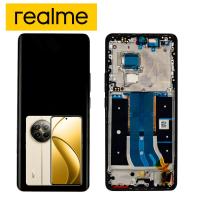 [y2962] TOUCH SCREEN DISPLAY PER REALME 12 PRO PLUS / PRO+ 5G CON FRAME BEIGE SERVICE PACK