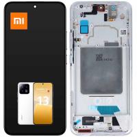 [t3509] TOUCH SCREEN DISPLAY PER XIAOMI MI 13 5G BIANCO CON FRAME SERVICE PACK
