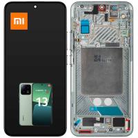 [t3512] TOUCH SCREEN DISPLAY PER XIAOMI MI 13 5G CON FRAME VERDE SERVICE PACK