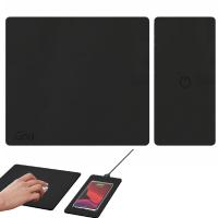 [y3346] CARICABATTEIRE Wireless Charger Goui G-PAD 15W 1.67A With Leather MousePad Black G-PAD15WQI-K In Blister