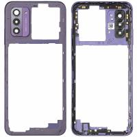 [c300] FRAME B + VETRO FOTOCAMERA CAMERA GLASS PER NOKIA G42 5G TA-1581 VIOLA