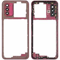 [c299] FRAME B + VETRO FOTOCAMERA CAMERA GLASS PER NOKIA G42 5G TA-1581 ROSA
