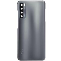 [y3038] BACK COVER + VETRO FOTOCAMERA PER TCL 20L+ PLUS NERO
