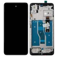 [h384] TOUCH SCREEN DISPLAY PER MOTOROLA MOTO G82 5G XT2225 CON FRAME NERO