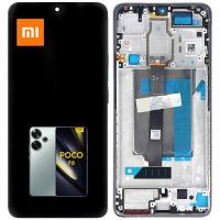 [t3582] TOUCH SCREEN DISPLAY PER XIAOMI POCO F6 5G (2024) 24069PC21G CON FRAME VERDE SERVICE PACK
