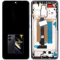 [t3584] TOUCH SCREEN DISPLAY PER XIAOMI POCO F6 5G (2024) 24069PC21G CON FRAME NERO