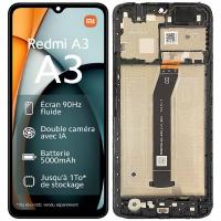 [t3605] TOUCH SCREEN DISPLAY PER XIAOMI REDMI A3 23129RN51X CON FRAME NERO