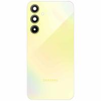 [b10303] BACK COVER + VETRO FOTOCAMERA PER SAMSUNG GALAXY A35 5G A356 GIALLO