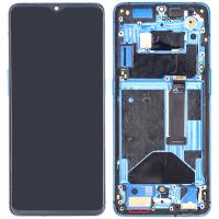 [e1634] TOUCH SCREEN DISPLAY PER ONE PLUS 7T CON FRAME BLU