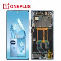 [e1656] TOUCH SCREEN DISPLAY PER ONE PLUS 12R CPH2609 CON FRAME BLU SERVICE PACK