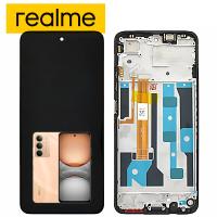 [y3175] TOUCH SCREEN DISPLAY PER REALME C75 RMX3941 CON FRAME BROWN SERVICE PACK