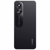 [y3184] BACK COVER + VETRO FOTOCAMERA PER OPPO A18 CPH2591 NERO