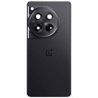 [e1662] BACK COVER + CAMERA GLASS PER ONE PLUS 12 5G NERO