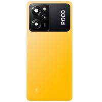 [t3672] BACK COVER + CAMERA GLASS PER XIAOMI POCO X5 PRO 5G GIALLO