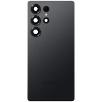 [b10450] BACK COVER + VETRO FOTOCAMERA CAMERA GLASS  PER SAMSUNG GALAXY S25 ULTRA S938 NERO