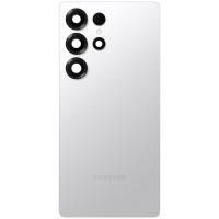 [b10453] BACK CAMERA + VETRO FOTOCAMERA CAMERA GLASS PER SAMSUNG GALAXY S25 ULTRA S938 SILVER BIANCO