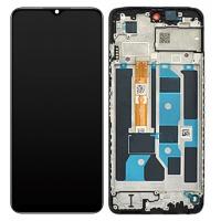 [y3225] TOUCH SCREEN DISPLAY PER OPPO A40 CPH2669 / A40m CON FRAME NERO