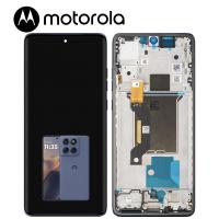 [h528] TOUCH SCREEN DISPLAY PER MOTOROLA MOTO EDGE 60 FUSION 5G XT2503-4 CON FRAME BLU /SLIPSTREAM SERVICE PACK