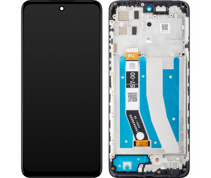 [h538] TOUCH SCREEN DISPLAY PER MOTOROLA MOTO G32 XT2235 CON FRAME NERO SERVICE PACK