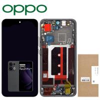 [y3284] TOUCH SCREEN DISPLAY PER OPPO RENO 13 PRO 5G CPH2697 CON FRAME GRAPHITE GRIGIO SERVICE PACK