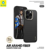 [a3496] CUSTODIA Blueo Aramid Fiber Case 600D Magnetic BL059 For iPhone 17 Black