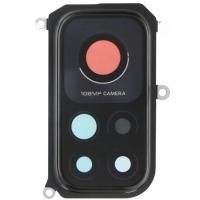 [t3794] VETRO FOTOCAMERA CAMERA GLASS PER XIAOMI MI 10T / PRO CON FRAME NERO