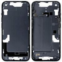 [a3500] MIDDLE FRAME + SIDE KEY PER APPLE IPHONE 14 NERO SMONTATO GRADO B